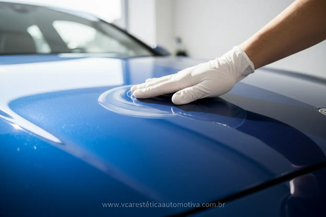 Benefícios Polimento Cristalizado VCAR Carro com brilho intenso e fácil limpeza