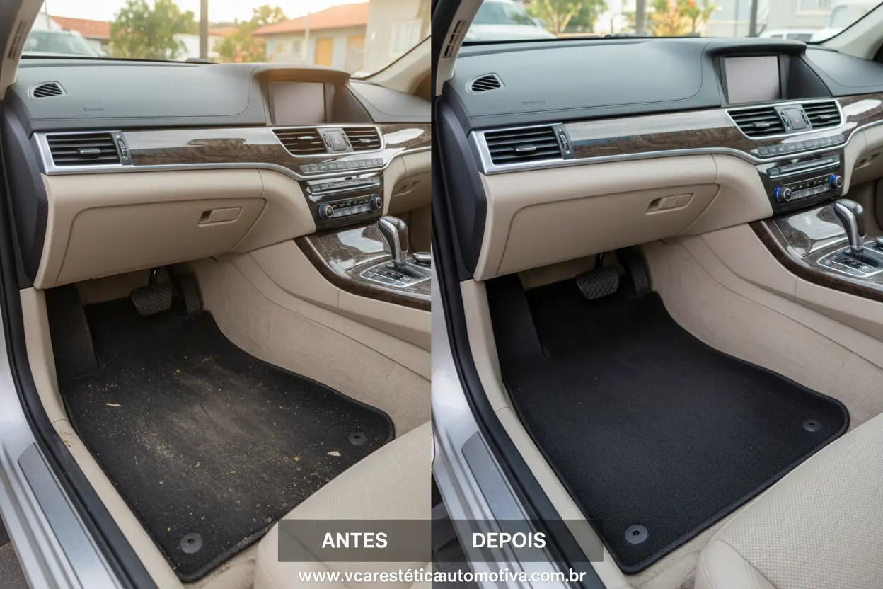 Lavagem de Tapetes em Palmas TO na VCAR Lava Lato transforma o interior do veículo