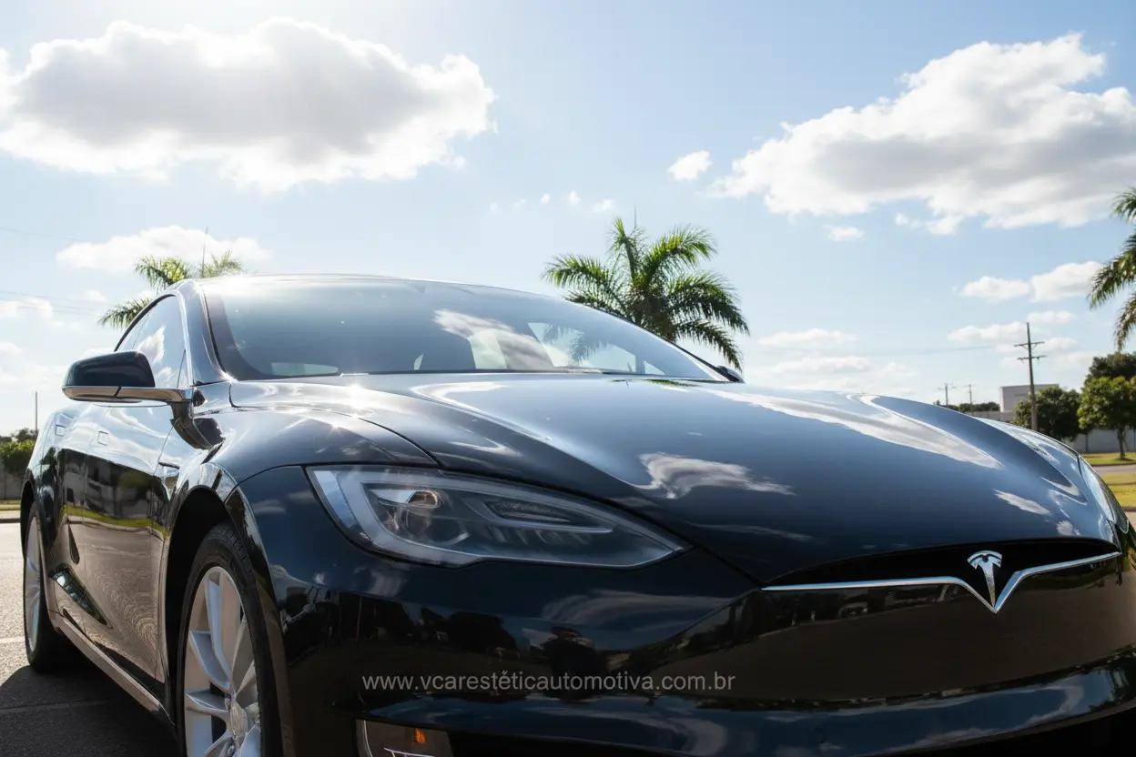 Benefícios do Polimento Automotivo em Palmas Carro brilhando após polimento profissional em Palmas