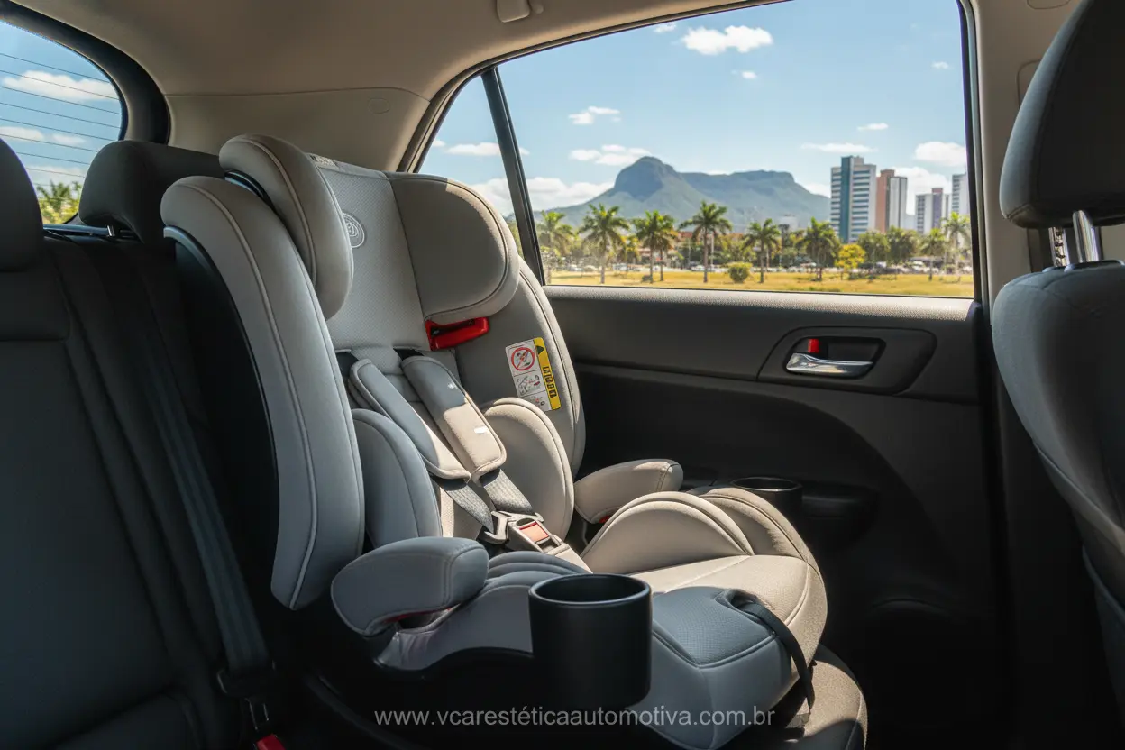 Higienização de Cadeirinha Infantil em Palmas TO VCAR – Cuide do seu carro!
