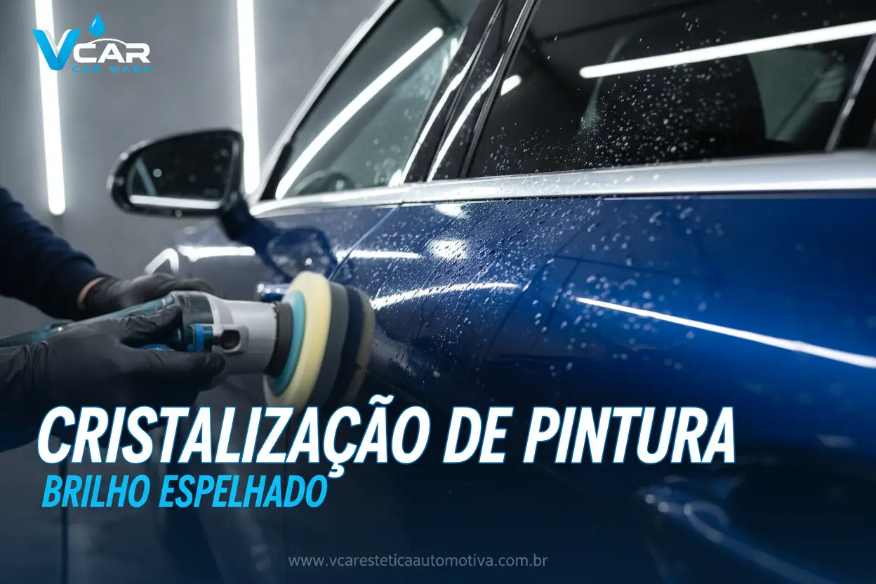 Cristalização de Pintura em Palmas TO na VCAR Lava Jato!