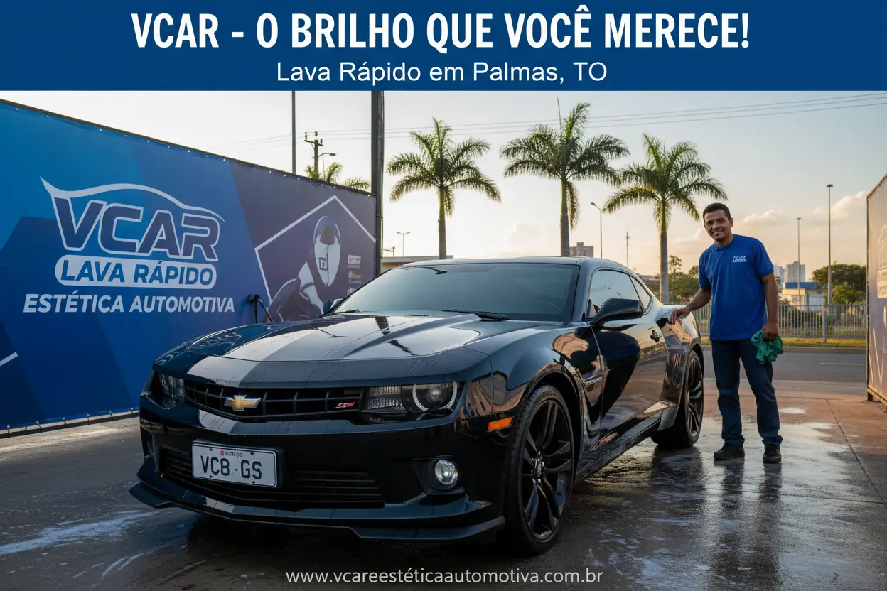 Limpeza Interna de Carro em Palmas TO na VCAR Lava Lato