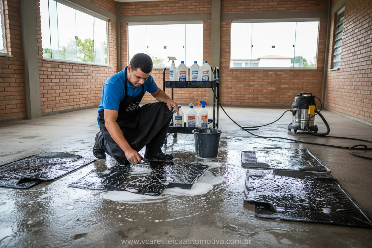 Métodos de Lavagem de Tapetes Automotivos em Palmas TO